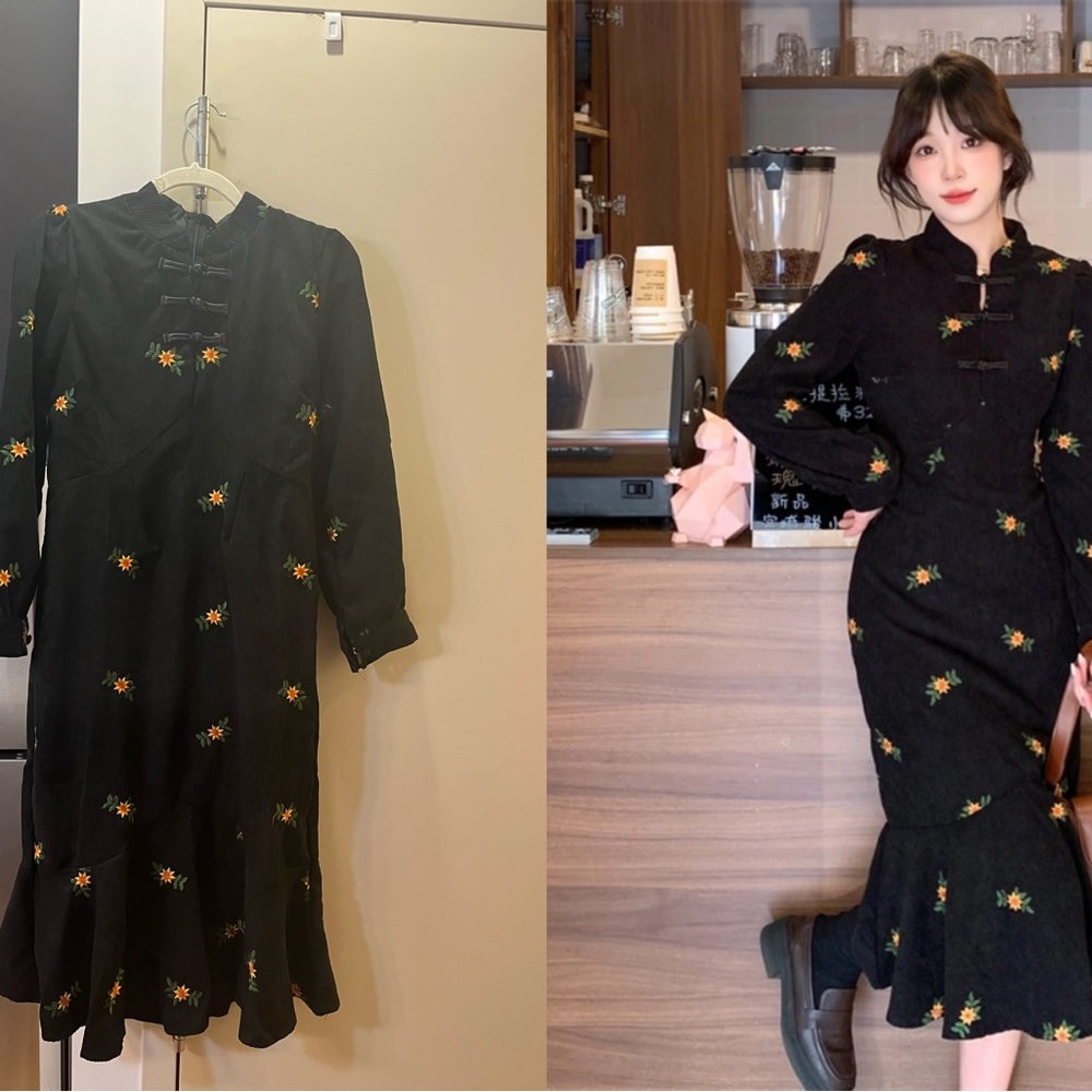 Black long dress
